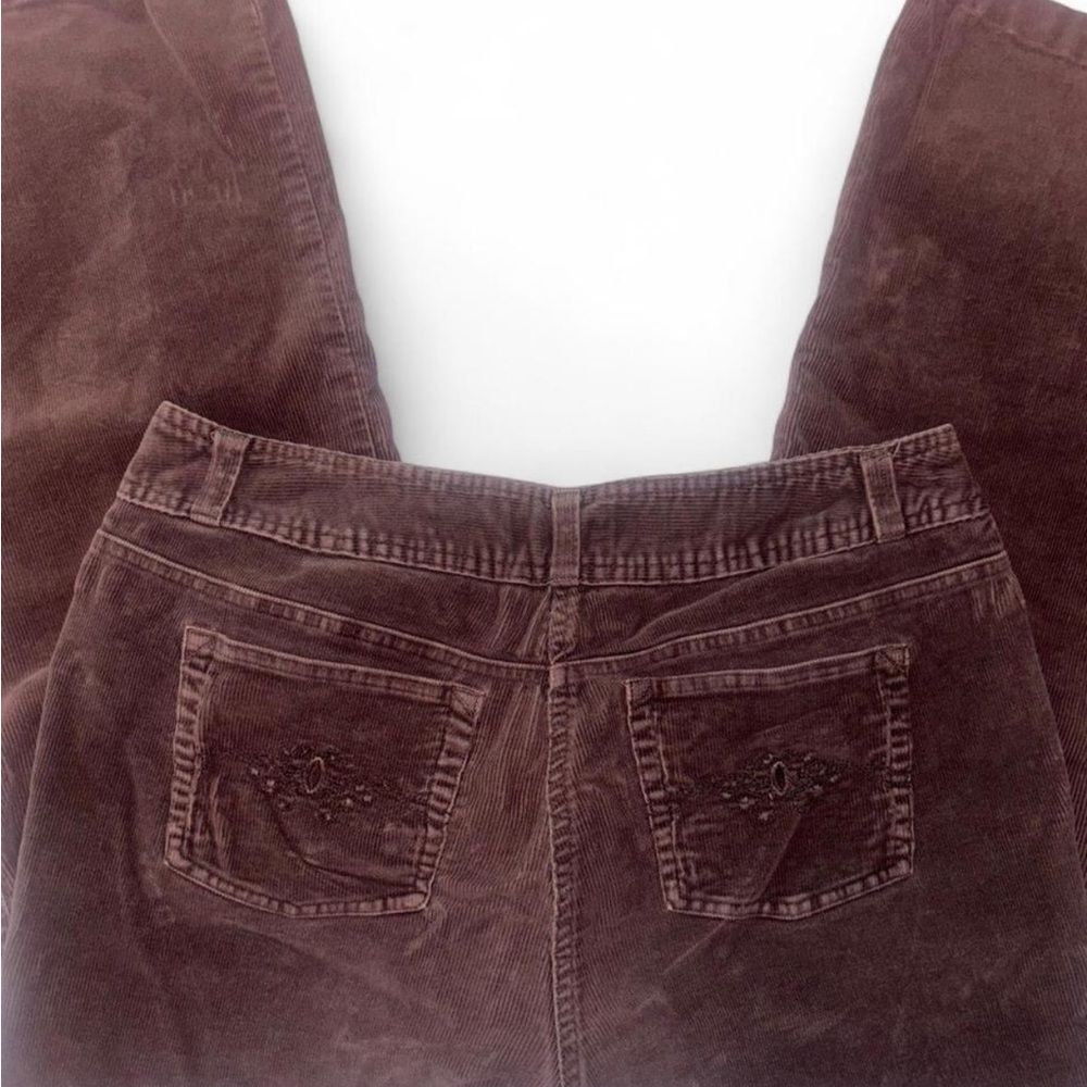 PHAM Brown Corduroy Pants with Plaid Lining